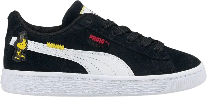  Puma PEANUTS x Suede Classic 21 Little Kid &#039;Snoopy, Woodstock and Charlie Brown&#039;
