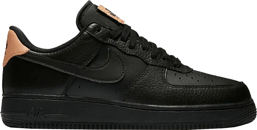  Nike Air Force 1 Low Black Vachetta Tan