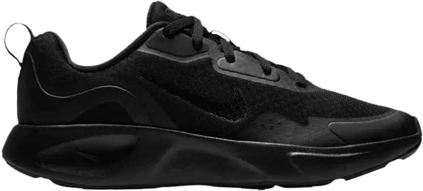  Nike Wearallday GS &#039;Triple Black&#039;