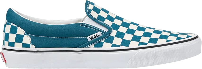  Vans Classic Slip-On &#039;Checkerboard - Blue Coral&#039;