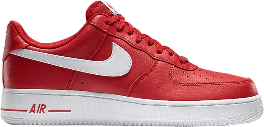  Nike Air Force 1 Low University Red White