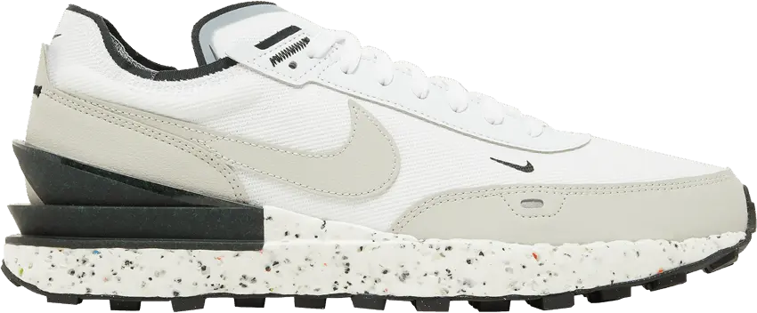  Nike Waffle One Crater White Grey Black
