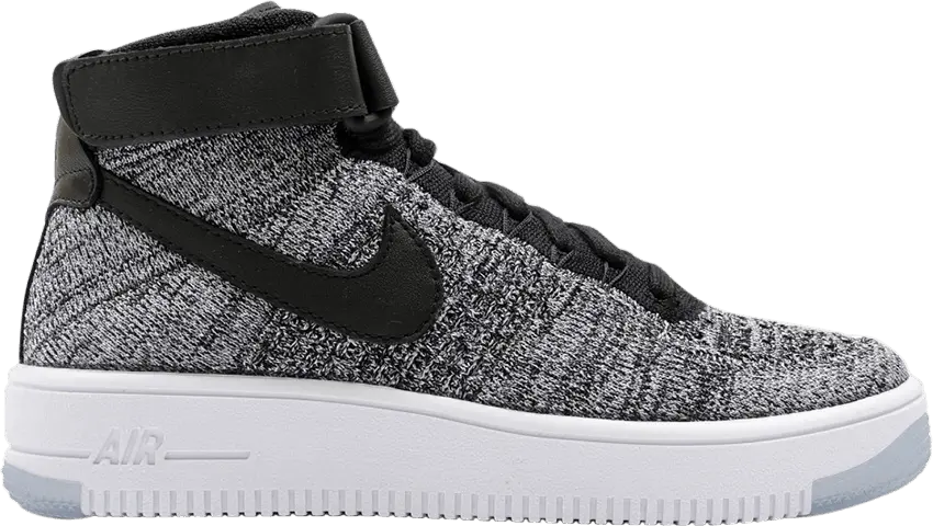  Nike Air Force 1 Mid Flyknit Oreo (Women&#039;s)