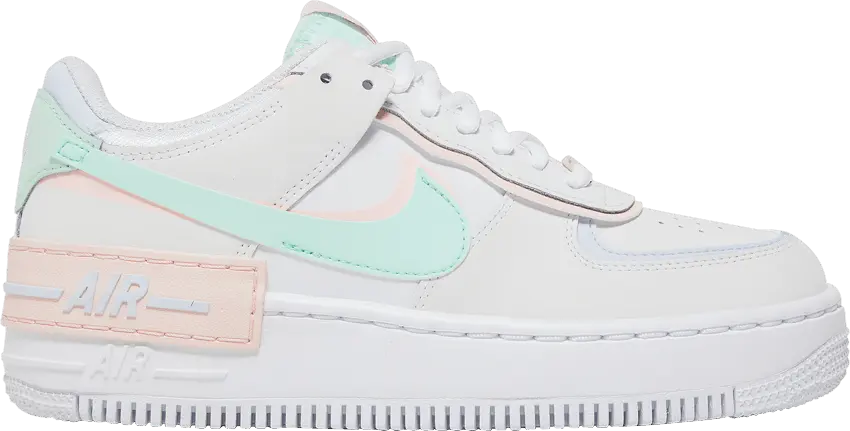  Nike Air Force 1 Low Shadow White Atmosphere Mint Foam (Women&#039;s)