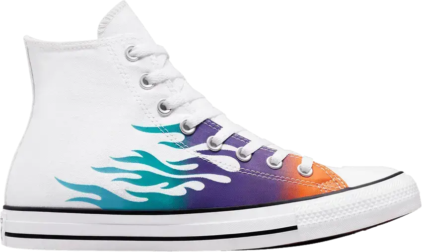  Converse Chuck Taylor All Star High &#039;Archive Print - Gradient Flame&#039;