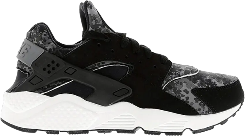  Nike Air Huarache Black Snow Camo