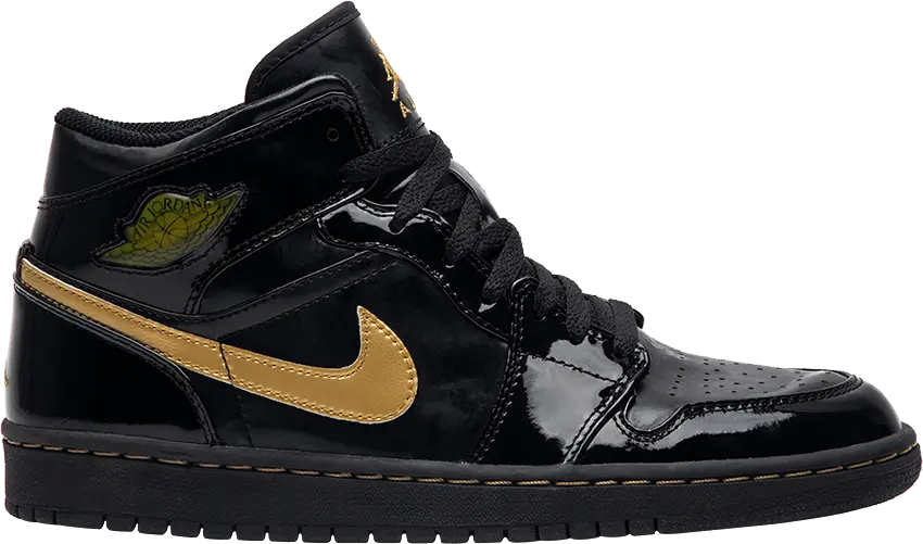  Jordan 1 Retro Black Metallic Gold (2003)