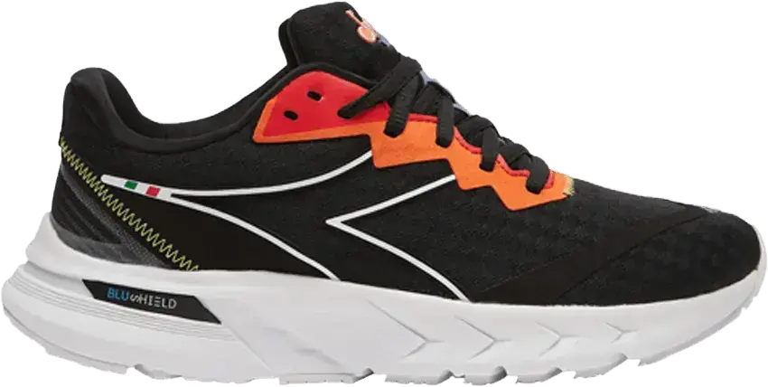  Diadora Wmns Mythos Blushield Volo 2 &#039;Black Vermillion Orange&#039;