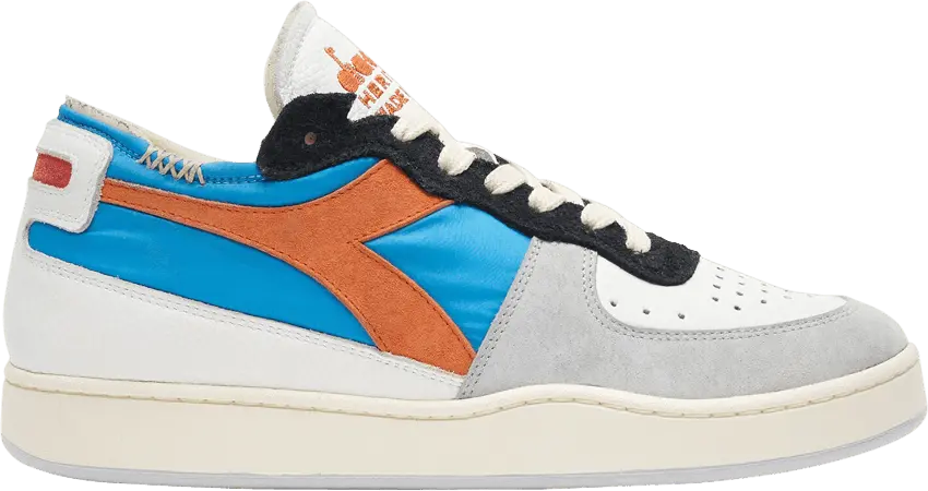  Diadora Mi Basket Row Cut Milk Breakfast &#039;Blue Strong&#039;