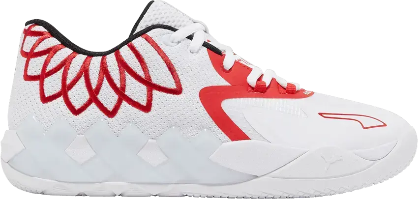  Puma LaMelo Ball MB.01 Lo Team Colors White High Risk Red