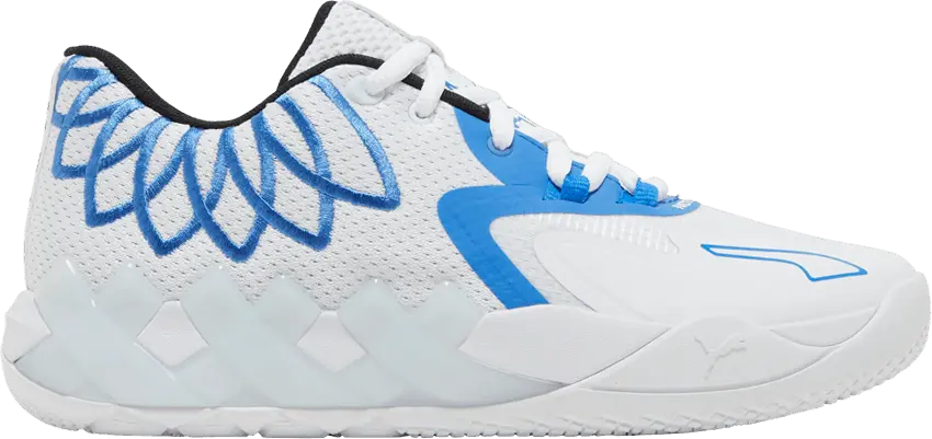  Puma LaMelo Ball MB.01 Lo Team Colors White Bluemazing