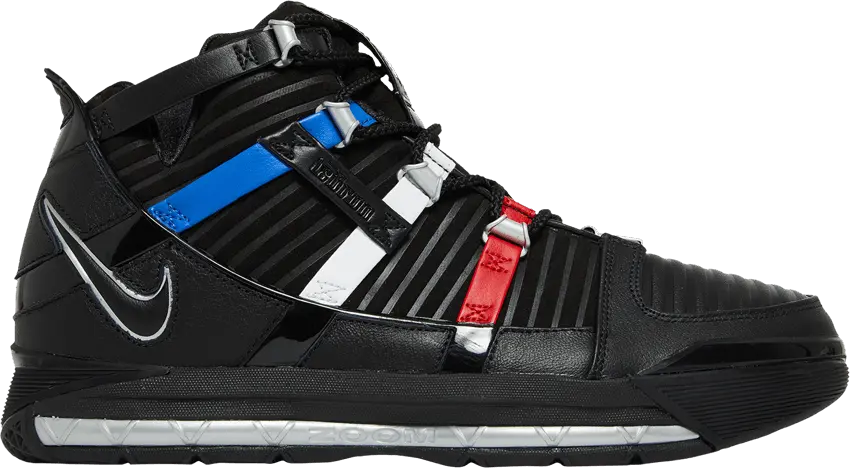  Nike LeBron 3 The Shop Black University Red (2022)