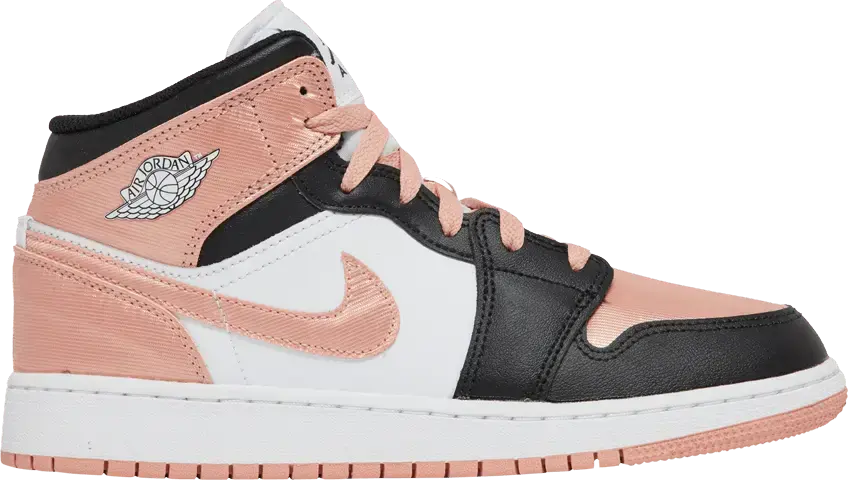  Jordan 1 Mid Light Madder Root (GS)