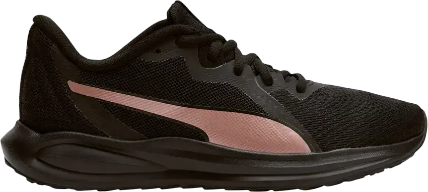  Puma Wmns Twitch Runner &#039;Black Rose Gold&#039;