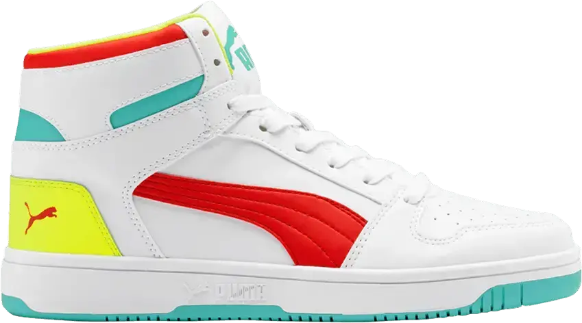  Puma Rebound LayUp &#039;White High Risk Red&#039;