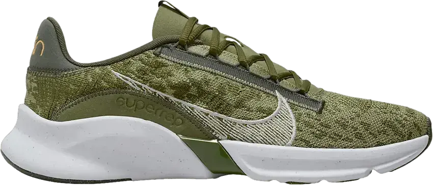  Nike SuperRep Go 3 Next Nature Flyknit &#039;Rough Green Alligator&#039;