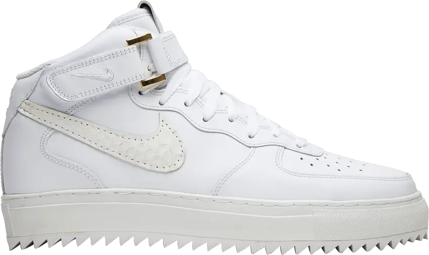  Nike Air Lux Force 1 Mid John Geiger White