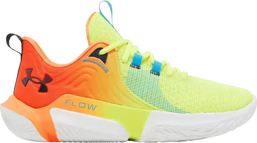  Under Armour Flow FUTR X 2 E24 &#039;Panic Orange Yellow Ray&#039;