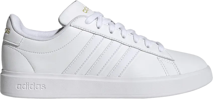  Adidas Wmns Grand Court 2.0 &#039;White Gold Metallic&#039;