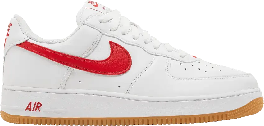  Nike Air Force 1 &#039;07 Low Color of the Month University Red Gum
