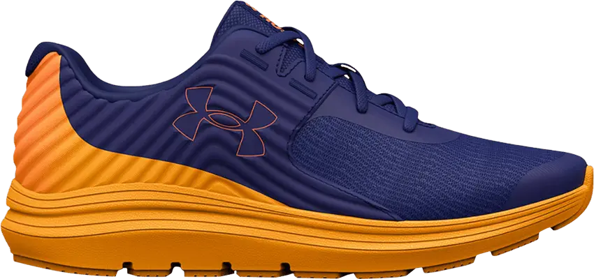  Under Armour Outhustle Printed PS &#039;Bauhaus Blue Orange Shock&#039;