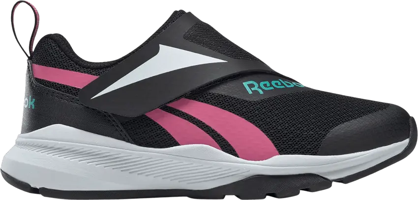  Reebok Equal Fit Little Kid &#039;Black Atomic Pink&#039;