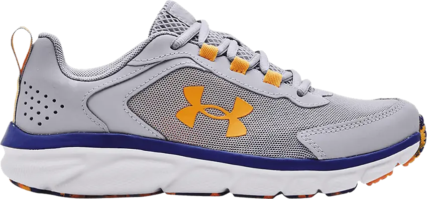  Under Armour Assert 9 GS &#039;Mod Grey Bauhaus Blue&#039;