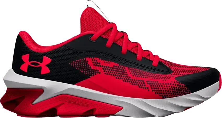 Under Armour Charged Scramjet 4 GS &#039;Black Red&#039;