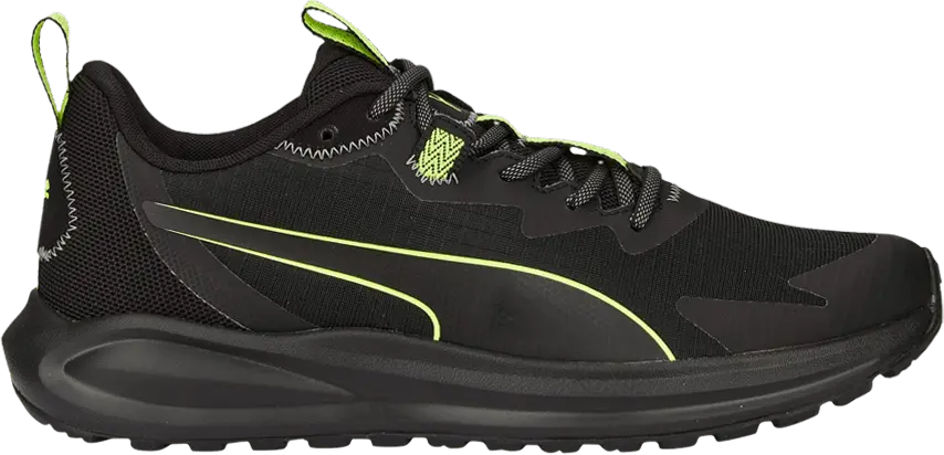  Puma Twitch Runner Trail &#039;Black Lime Squeeze&#039;