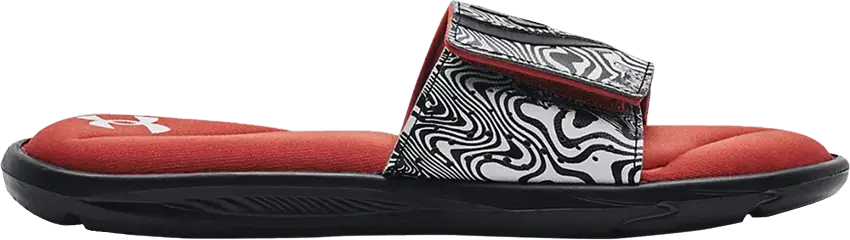  Under Armour Ignite 6 Graphic Strap Slide &#039;Psychedelic Stripe&#039;