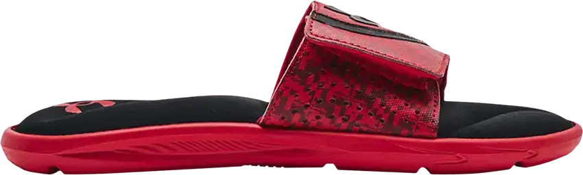  Under Armour Ignite 6 Graphic Strap Slide &#039;Red Digi Camo&#039;