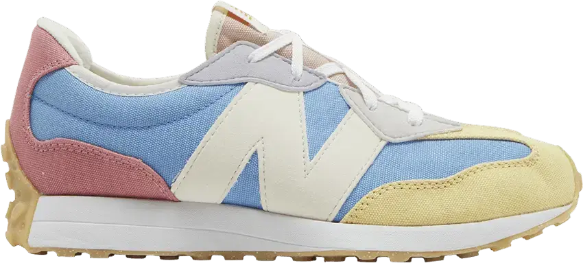  New Balance 327 Big Kid &#039;Yellow Blue Red&#039;