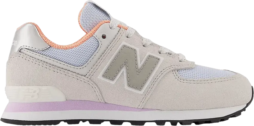  New Balance 574 Little Kid &#039;Summer Fog Cyber Lilac&#039;