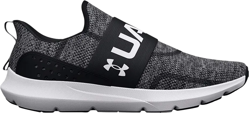  Under Armour Wmns Surge 3 Slip &#039;Black White&#039;