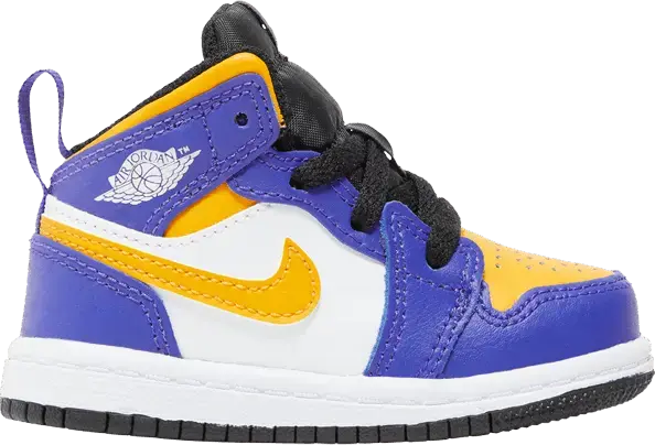  Jordan 1 Mid Lakers (2022) (TD)