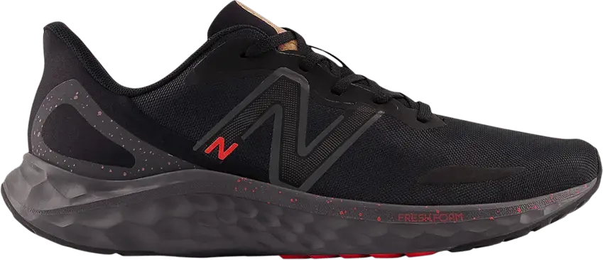  New Balance Fresh Foam Arishi v4 2E Wide &#039;Black Electric Red&#039;