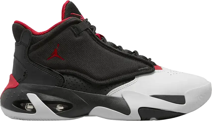  Jordan Max Aura 4 GS &#039;Black White Gym Red&#039;