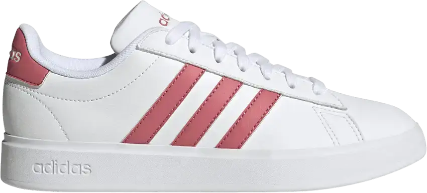  Adidas Wmns Grand Court Cloudfoam &#039;White Pink Strata&#039;