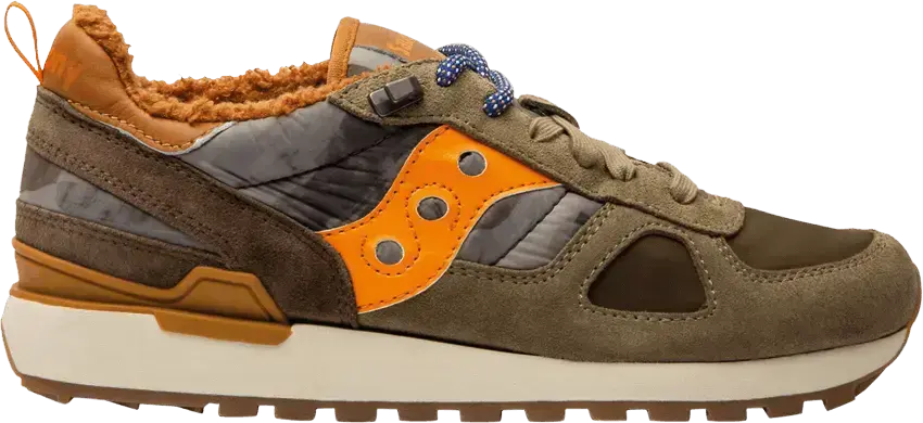  Saucony Shadow Original &#039;Retro Mountain - Green Orange&#039;