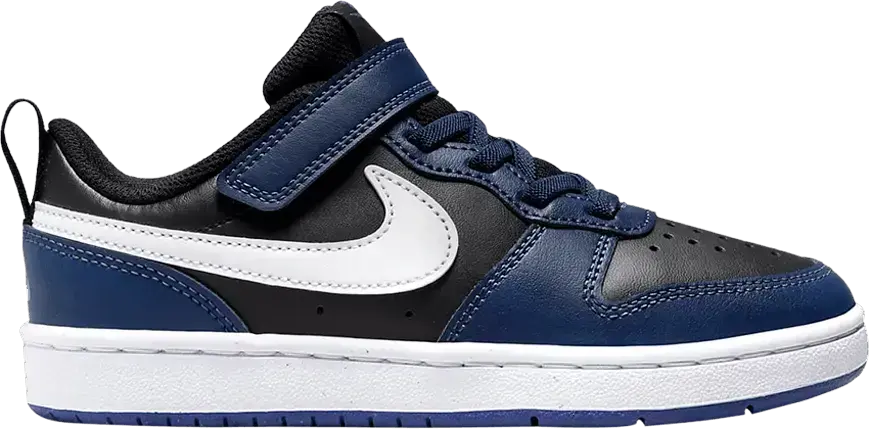  Nike Court Borough Low 2 Midnight Navy Black White (PS)