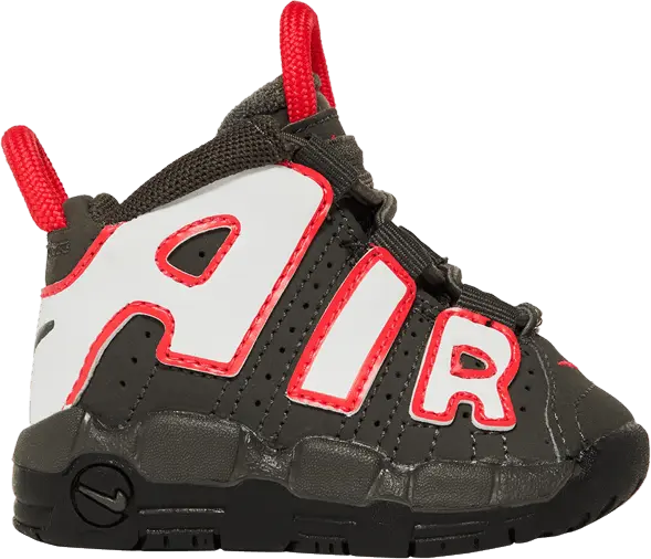  Nike Air More Uptempo Medium Ash Siren Red (TD)