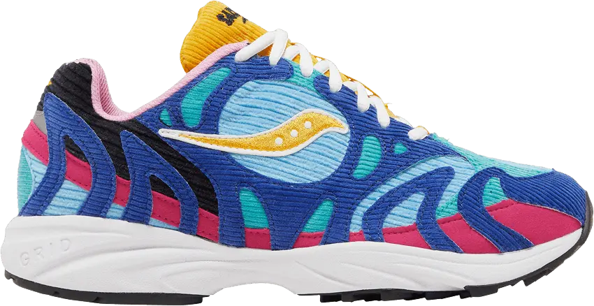  Saucony Grid Azura 2000 Corduroy Patchwork Multi-Color