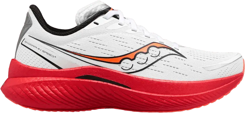  Saucony Endorphin Speed 3 White Black Red (Women&#039;s)