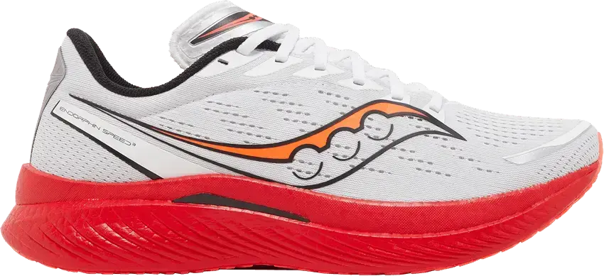  Saucony Endorphin Speed 3 White Black Red