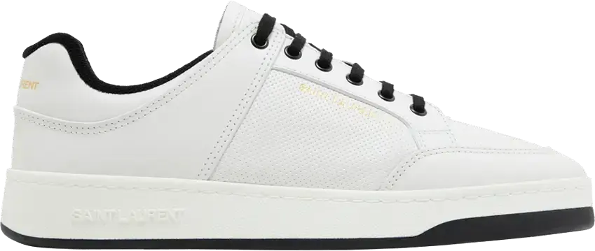  Saint Laurent SL/61 Low Tops White Leather