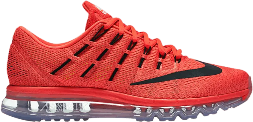  Nike Air Max 2016 Bright Crimson/Black-University Red