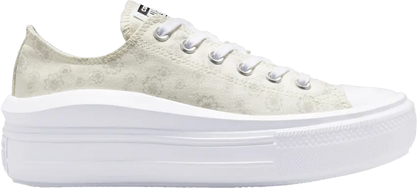  Converse Chuck Taylor All Star Move Platform Low Tonal Floral (Women&#039;s)