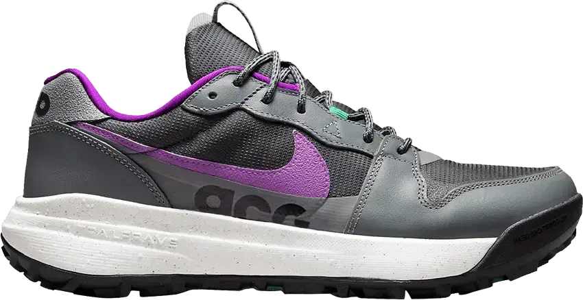  Nike ACG Lowcate Smoke Grey Dark Smoke Grey Vivid Purple