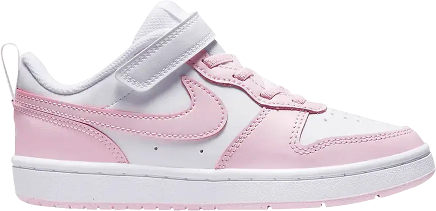  Nike Court Borough Low 2 White Pink Foam (PS)