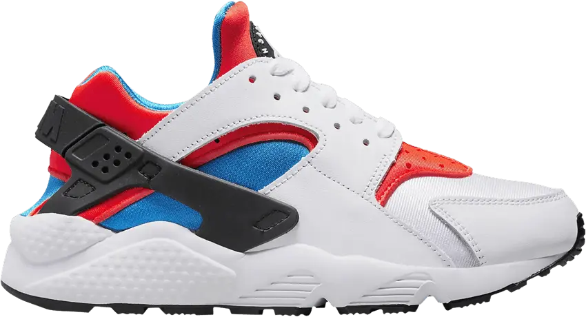  Nike Air Huarache White Bright Crimson (Women&#039;s)